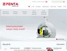 Tablet Screenshot of pentaservis.cz